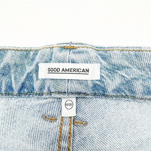Good American Good Legs Light Wash Denim Skinn Jeans GL386T Blue508 Size 0/25 - Picture 6 of 8